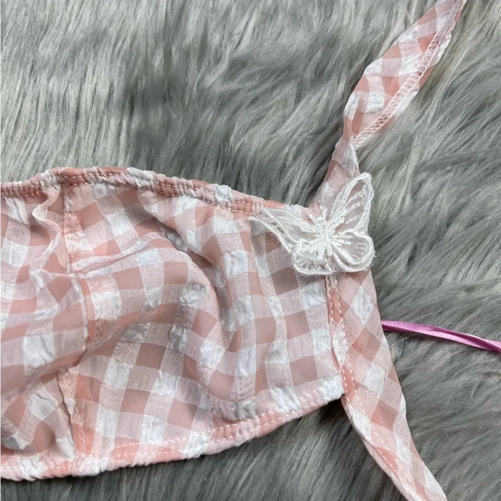 Sugar thrillz dollskill slice of heaven gingham face mask